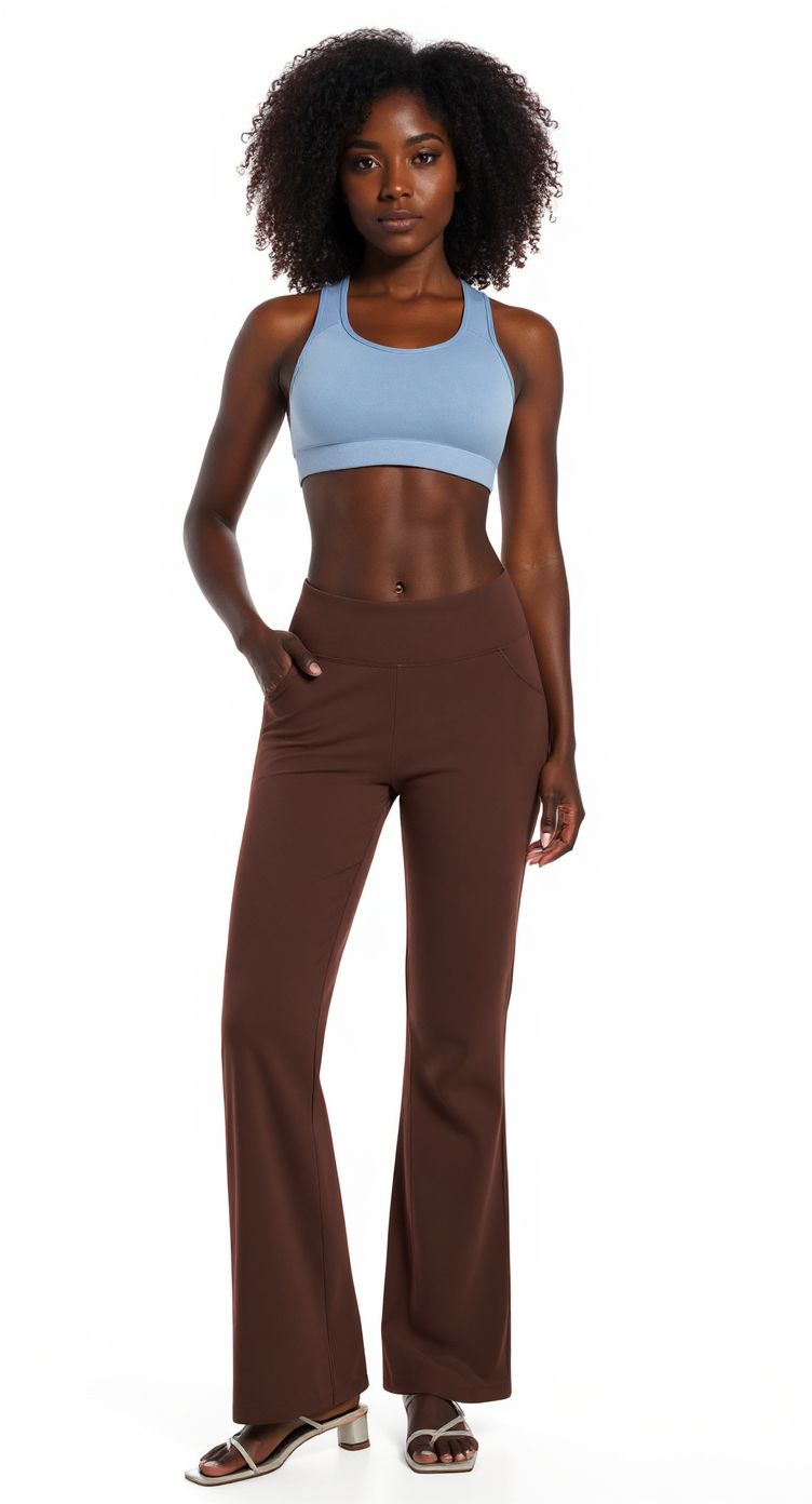 Bootcut Yoga Pants in Mahoganymaroon — The Birthday Workout Edit style look